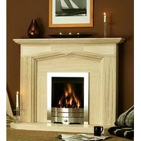 Fireside Chester Limestone Fireplace Package With Gas Fire