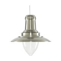 Fisherman Pendant Light Satin Silver, Nautical Lantern