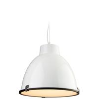 Firstlight 8621 Manhattan 1 Light Ceiling Pendant in White Finish