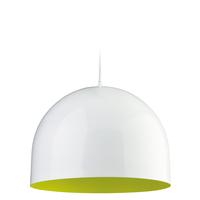 Firstlight 8624 House Dome Ceiling Pendant in White and Green Finish