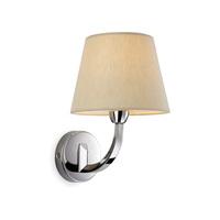 Firstlight 2319 Fairmont 1 Light Stainless Steel Wall Light with Shade