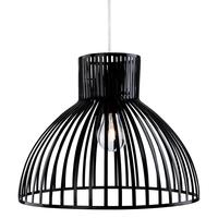 Firstlight 2313 Mira Metal Cage Ceiling Pendant in Black Finish