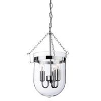 Firstlight 8636 Regal Ceiling Lantern In Chrome With Clear Glass