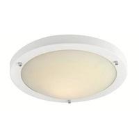Firstlight 8611 Rondo LED Flush Ceiling Light In Matt White