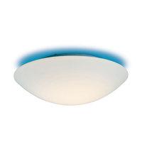 Firstlight CF10 Disc Flush Opal Ceiling Fitting With Blue Ceiling Effect