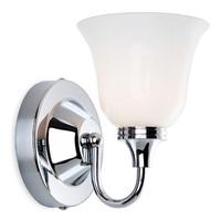 firstlight 5929 windsor 1 light wall light in polished chrome with opa ...