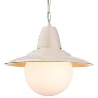 Firstlight 3408CR Marco Ceiling Pendant In Cream With Opal Glass