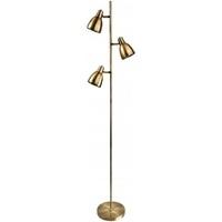Firstlight 3468AB Vogue 3 Light Floor Lamp In Antique Brass