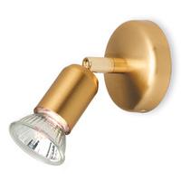 firstlight runner 7001bb brushed brass single spotlight