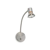 Firstlight Roman 3215 Brushed Steel Single Flexi Spotlight