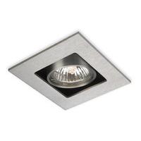 Firstlight Cube 1500 Single Brushed Steel Downlighter