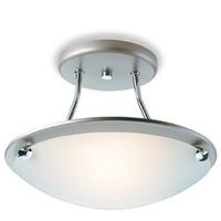 Firstlight Champagne S300 Satin Steel Semi Flush Light