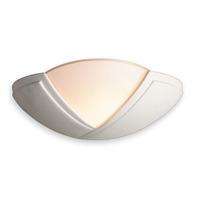 Firstlight Ceramic C322 Unglazed Wall Light with Glass