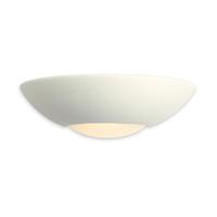 Firstlight Ceramic C333 Unglazed Low Energy Wall Light with Glass