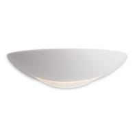 Firstlight Ceramic C336 Unglazed Wall Light with Glass