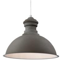 Firstlight 2307 Aztec 1 Light Rough Sand Concrete Ceiling Pendant