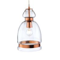 Firstlight 2349 Craft Copper and Glass Ceiling Pendant Light