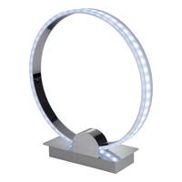 firstlight 8385 ring led multi colour table lamp in polished chrome fi ...