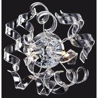 Firstlight 8123 Cosmic 2 Light Chrome And Glass Wall Lamp