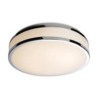 Firstlight 8342 Atlantis LED Flush Bathroom Ceiling Light with Chrome