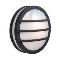 Firstlight 8355 Zenith Outdoor Graphite Wall Light with Opal Glass