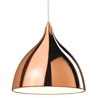 firstlight 5746 cafe contemporary polished copper ceiling pendant