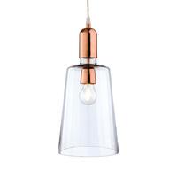Firstlight 2350 Craft Copper and Glass Ceiling Pendant Light