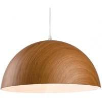 Firstlight 3443 Forest Ceiling Pendant In Brown Wood - Diameter: 400mm