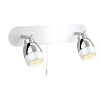 firstlight 8202 marine white 2 light bathroom wall spotlight rated ip4 ...