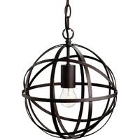 Firstlight 3436 Castle Ceiling Pendant In Antique Brown - Diameter: 280mm