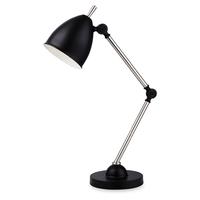 Firstlight 2310 Bally Modern Black Adjustable Table Lamp
