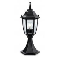 Firstlight 8664 Faro Pillar Lamp In Black