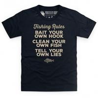 Fishing Rules Kid\'s T Shirt