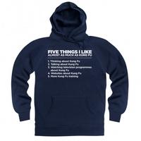 five things i like kung fu hoodie