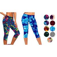 Fitness-Stretch Cropped Pants - 9 Designs