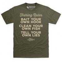 fishing rules t shirt