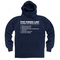 five things i like bjj hoodie