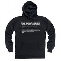 five things i like drumming hoodie