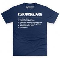Five Things I Like - Cycling T Shirt