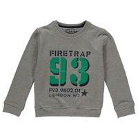 firetrap crew sweater junior boys