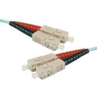 fiber duplex patch cord om4 50125 aqua scsc 5 m