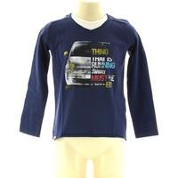 Fiat 500 141FHFL001 T-shirt Kid Blue girls\'s Children\'s T shirt in blue