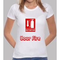 fire your woman t-shirt white