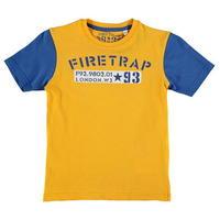 firetrap short sleeved t shirt junior boys