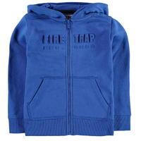 Firetrap Zipped Embossed Infant Boys Hoody