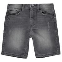 firetrap stretch denim shorts junior boys