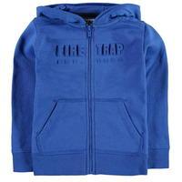 Firetrap Zipped Embossed Infant Boys Hoody