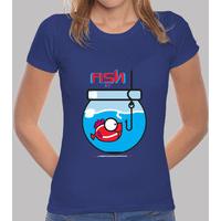 fish and fish tank shirt girl.