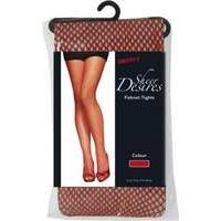 Fishnet Tights Red