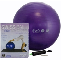 Fitness Mad Pro Swiss Ball & Pump 55cm